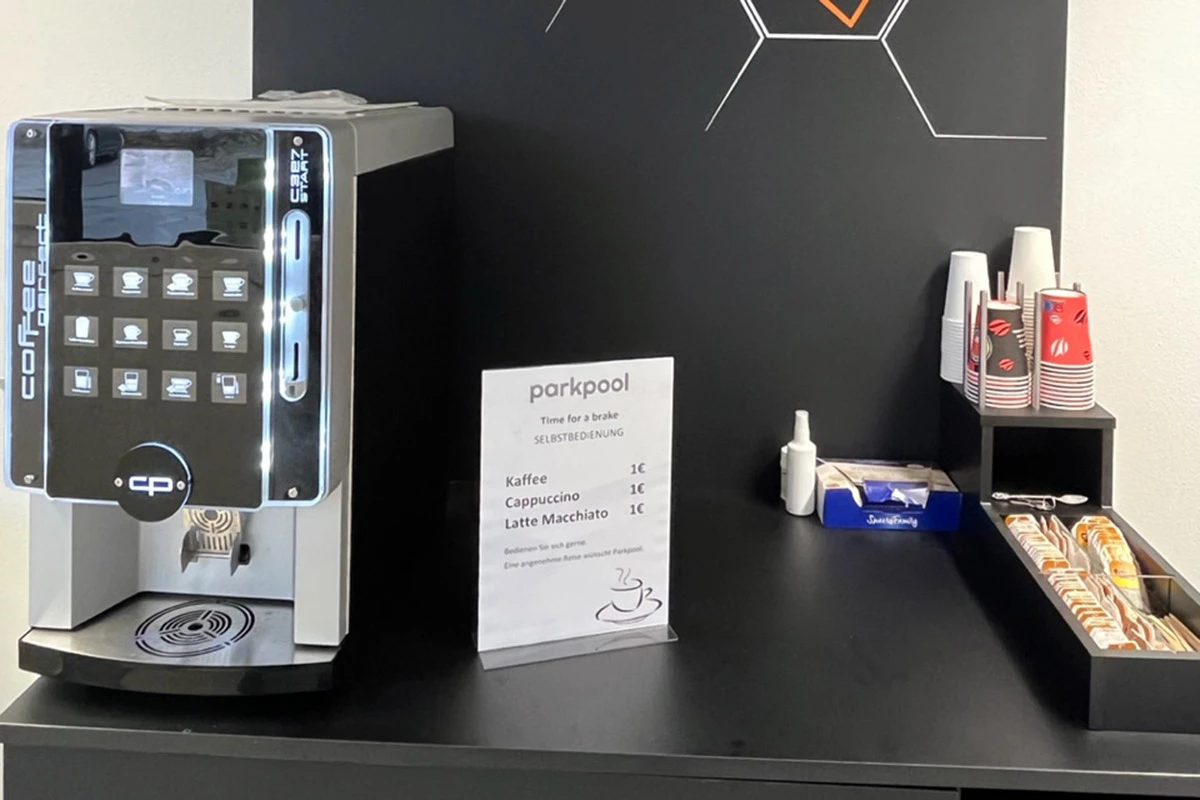 Parkpool Berlin - time for a break - coffee machine
